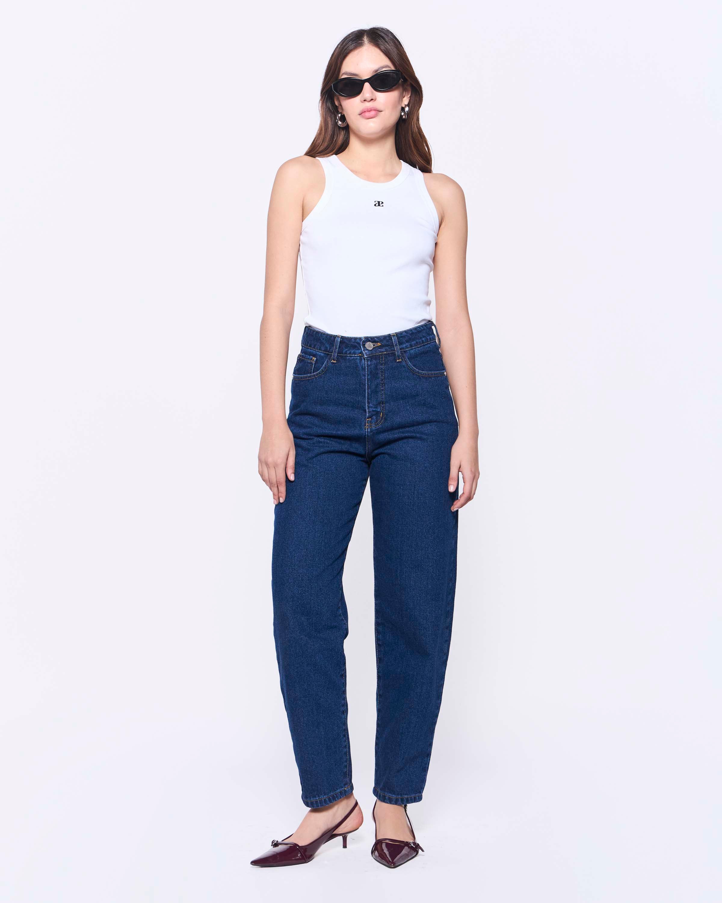 Jeans Ema Barrel Azul