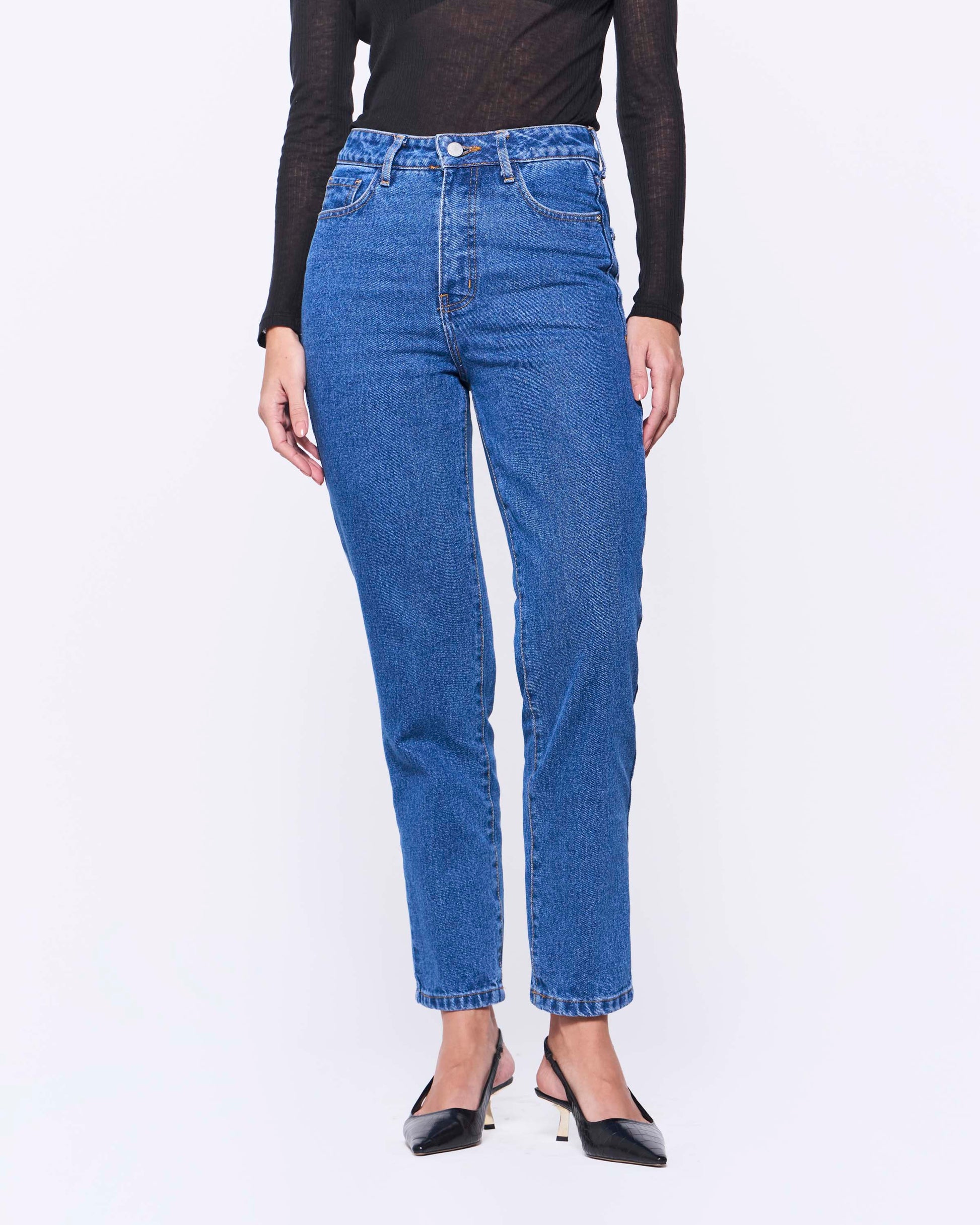 Jeans Slim Sara Azul