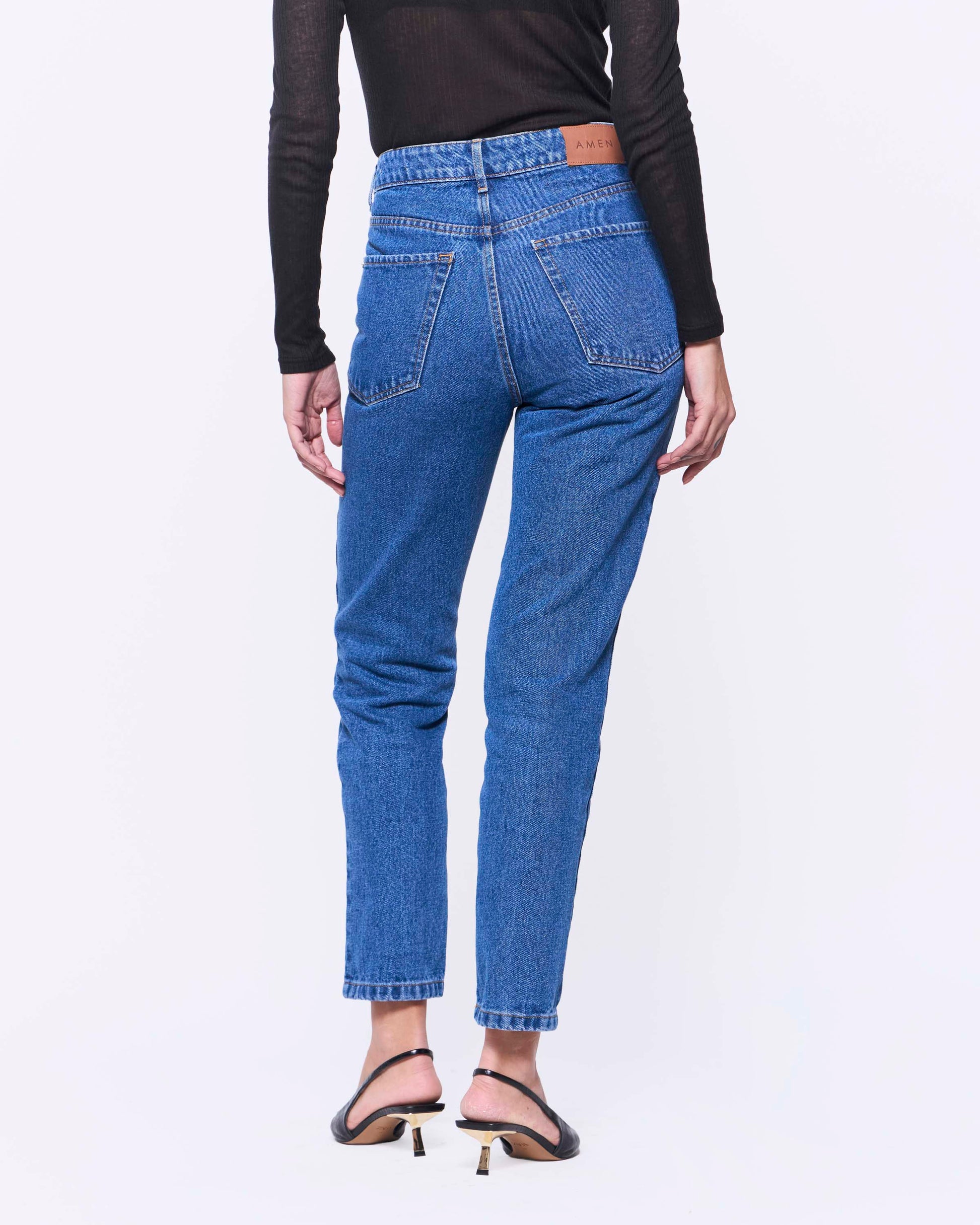 Jeans Slim Sara Azul