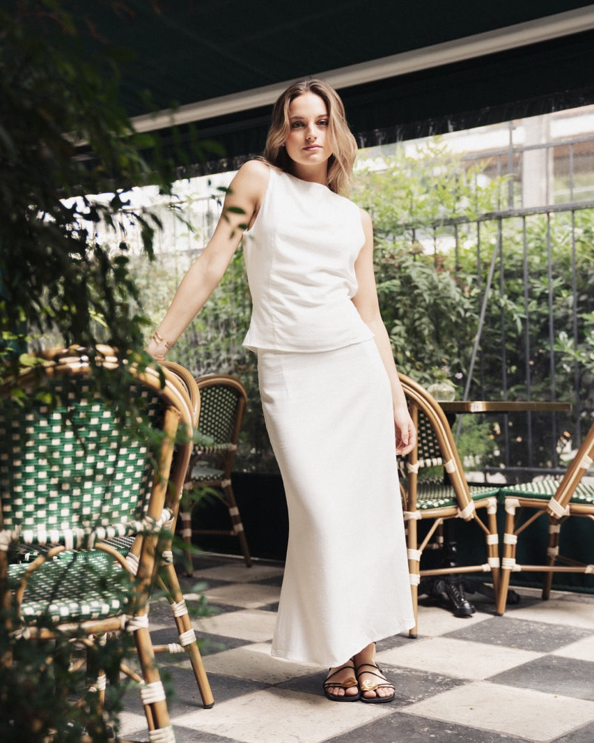 Falda Asunción Blanco