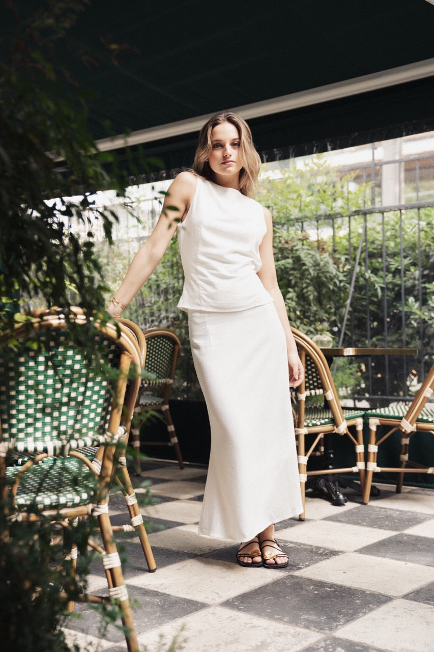 Falda Asunción Blanco