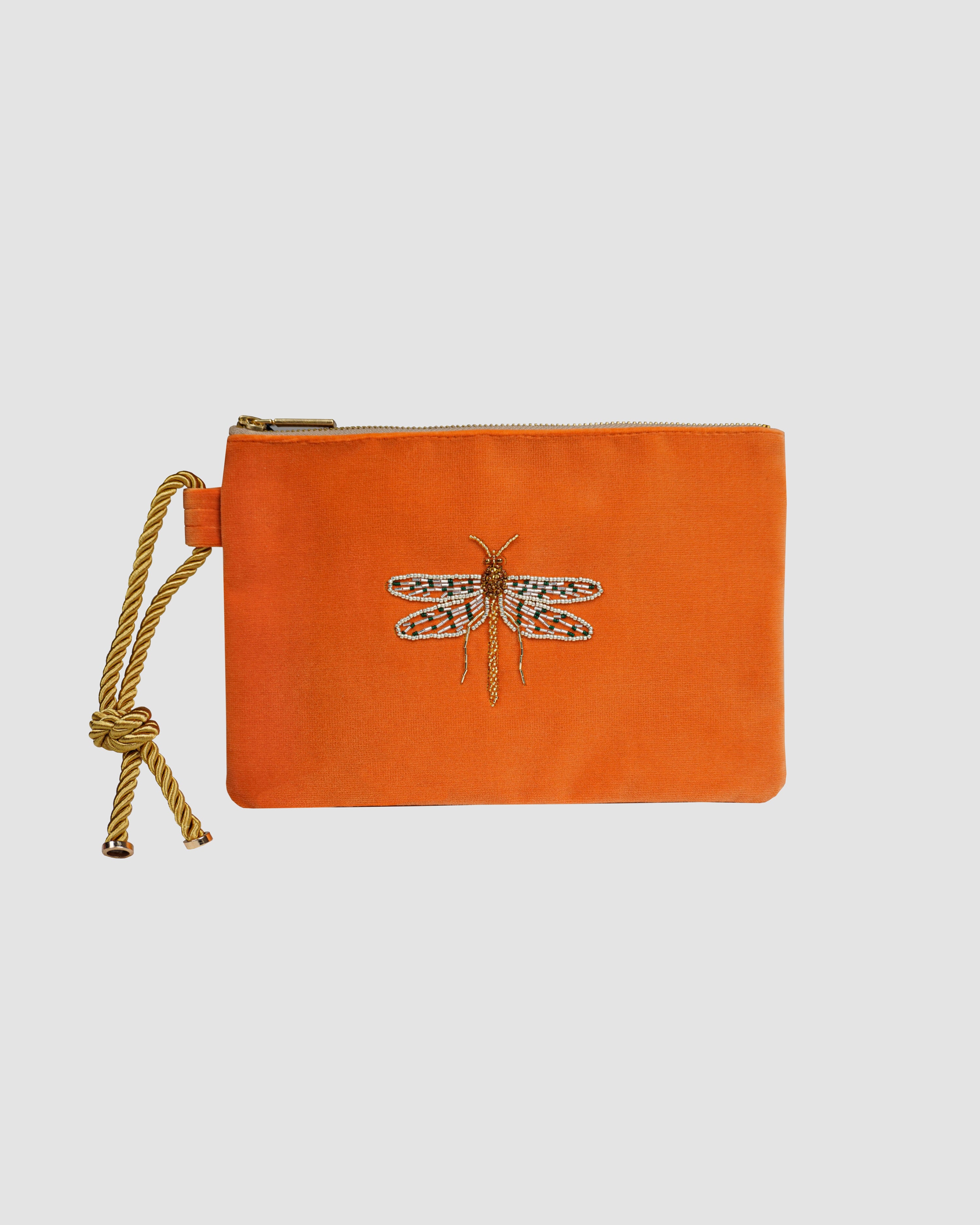 Clutch Bug Libélula Naranja