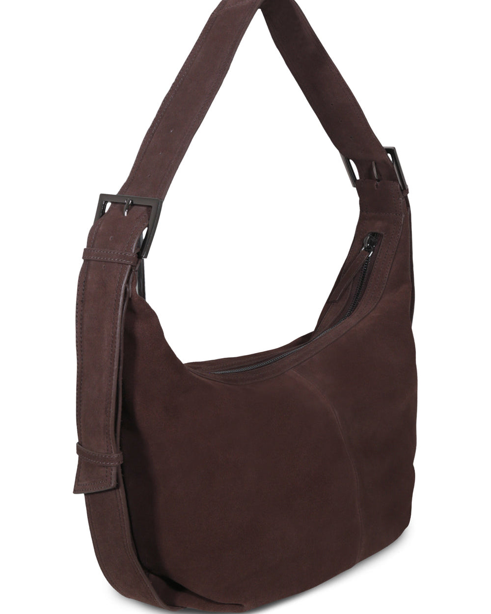 Hobo XL Coffee Suede Bag
