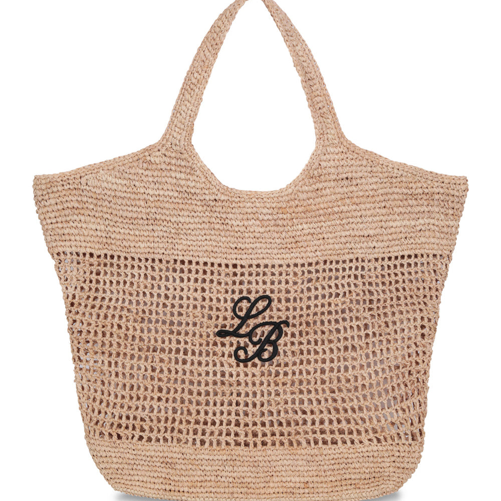 Raffia Tote Bag Crudo