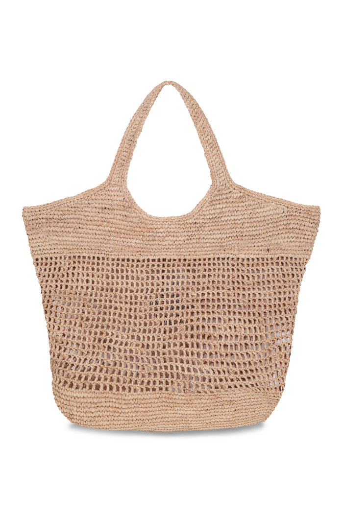 Raffia Tote Bag Crudo