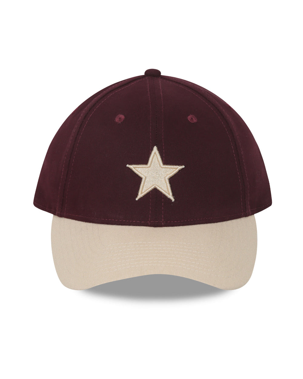Burgundy Beige Star