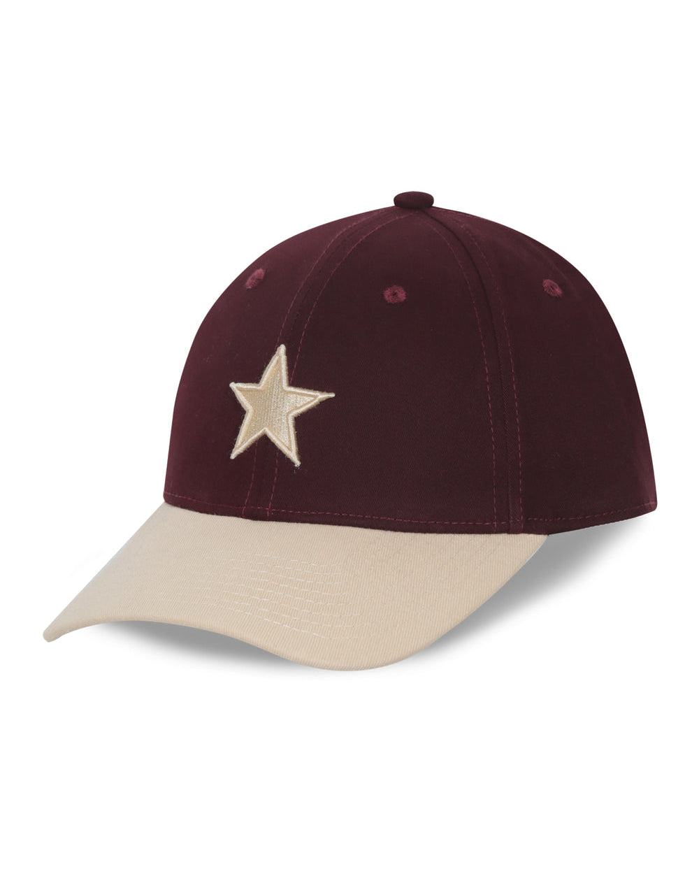 Burgundy Beige Star