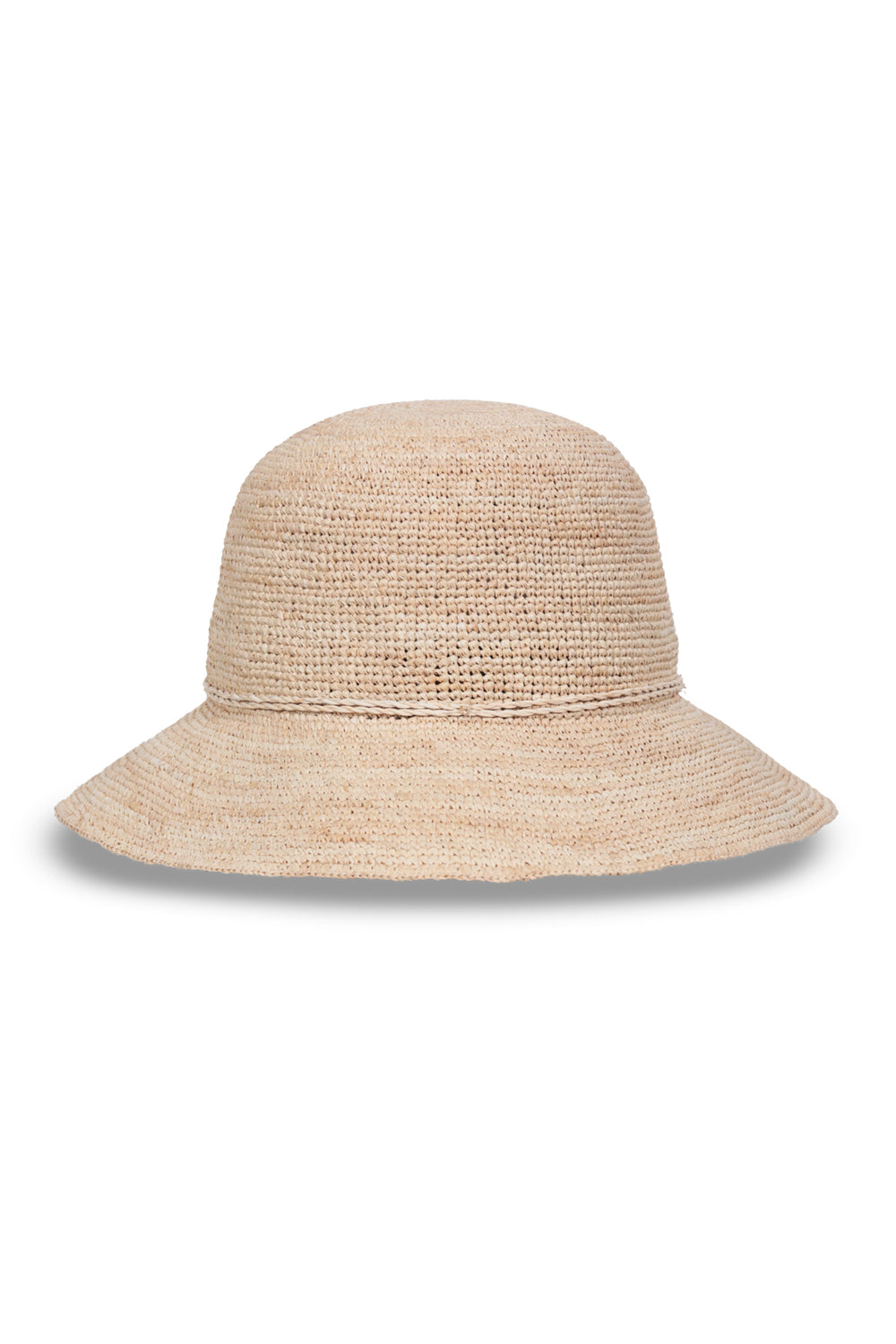 New Raffia Bucket Hat Crudo