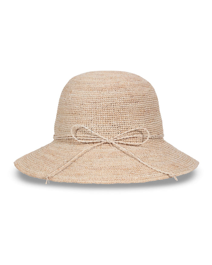 New Raffia Bucket Hat Crudo