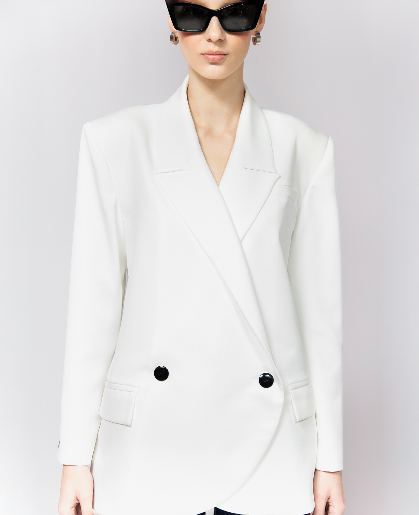 Chaqueta Peonia White