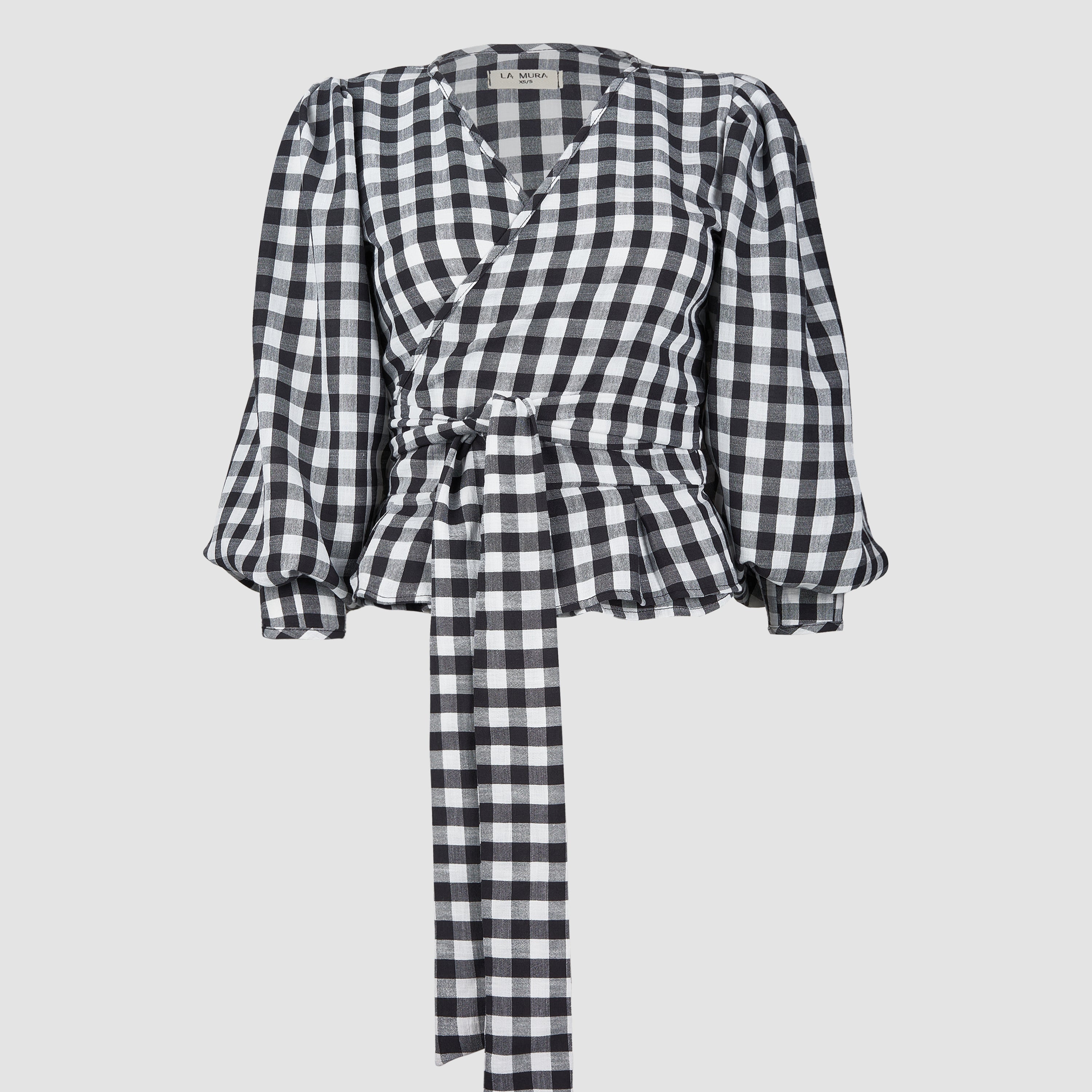 Blusa Carolina Lino Vichy