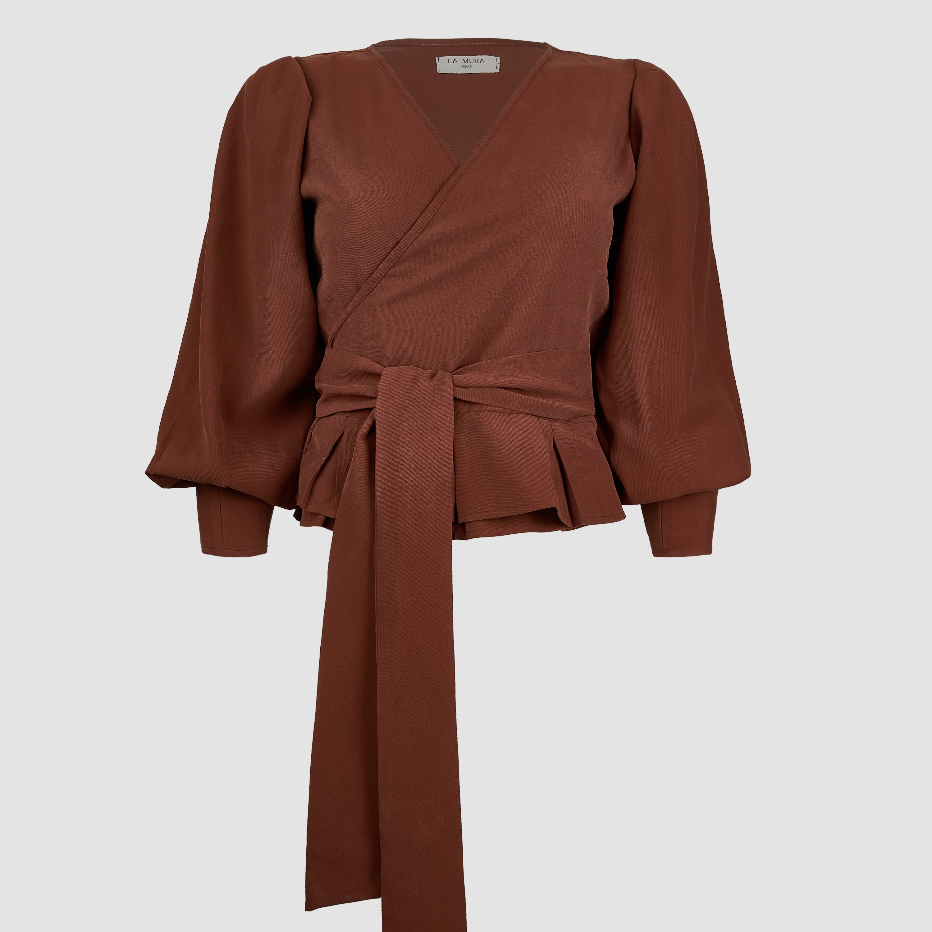 Blusa Carolina Cupro Chocolate