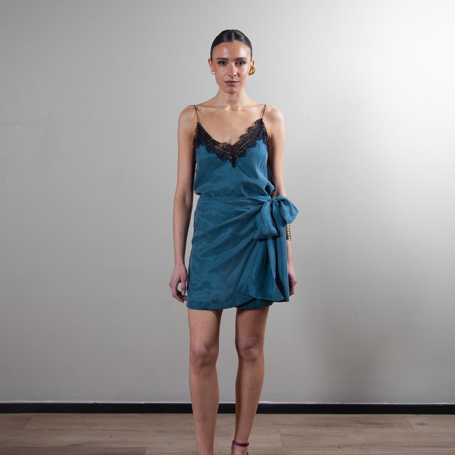 Falda Adela Azul