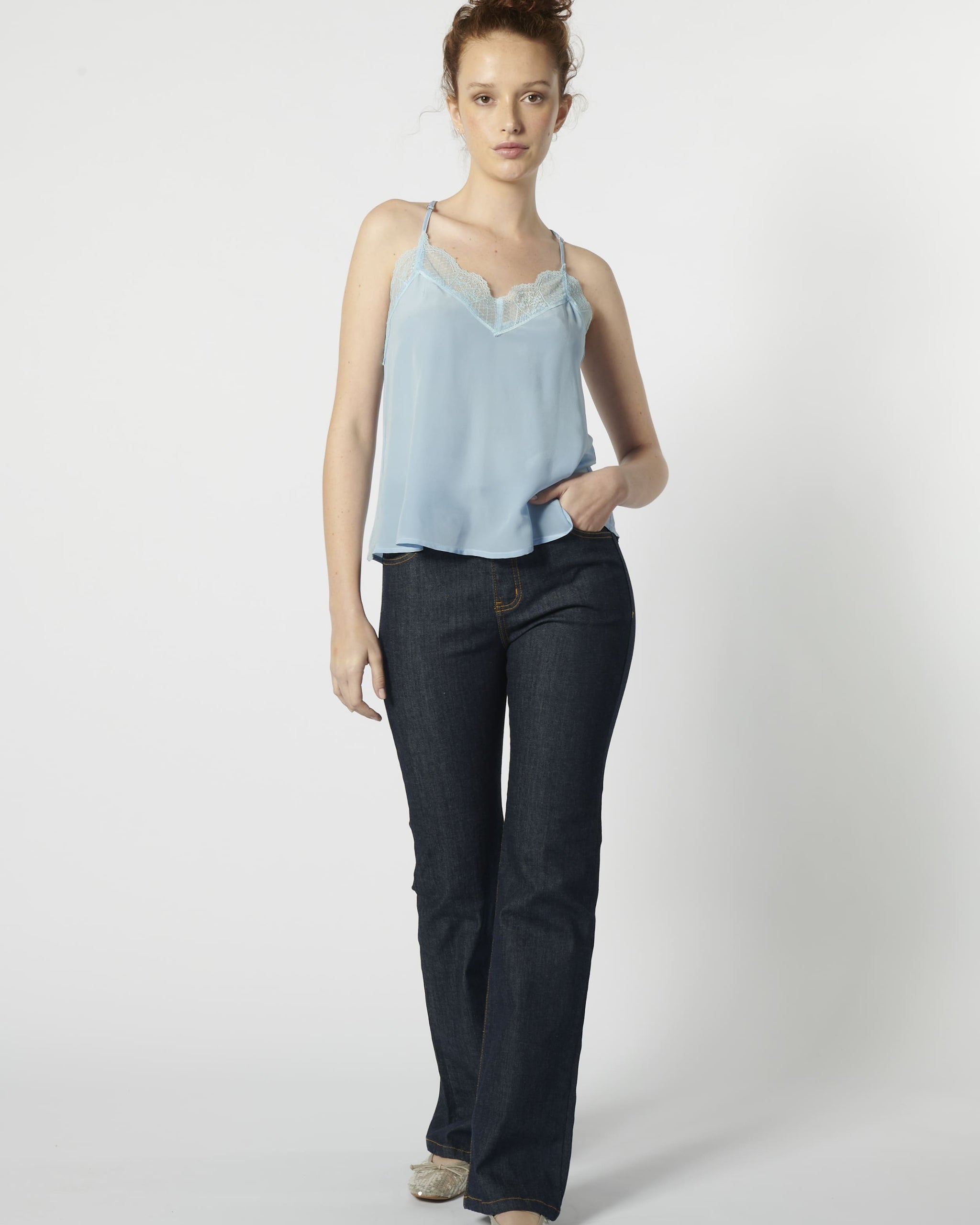 Jeans Flare Azul