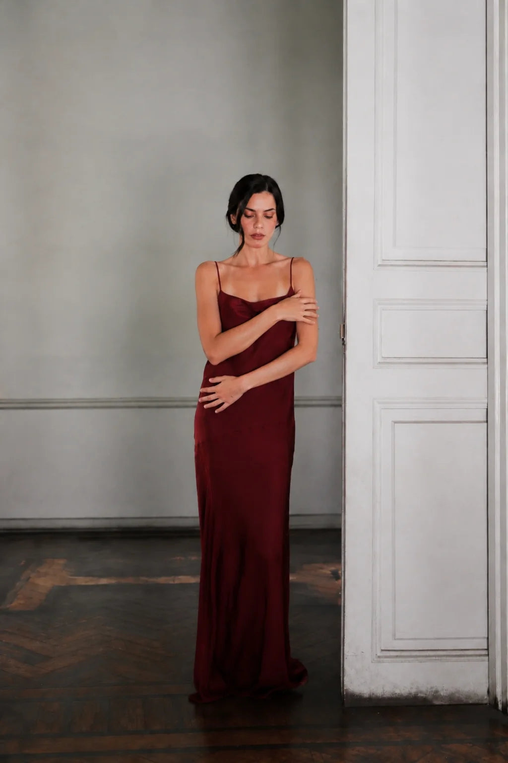 Vestido Belen Burdeo