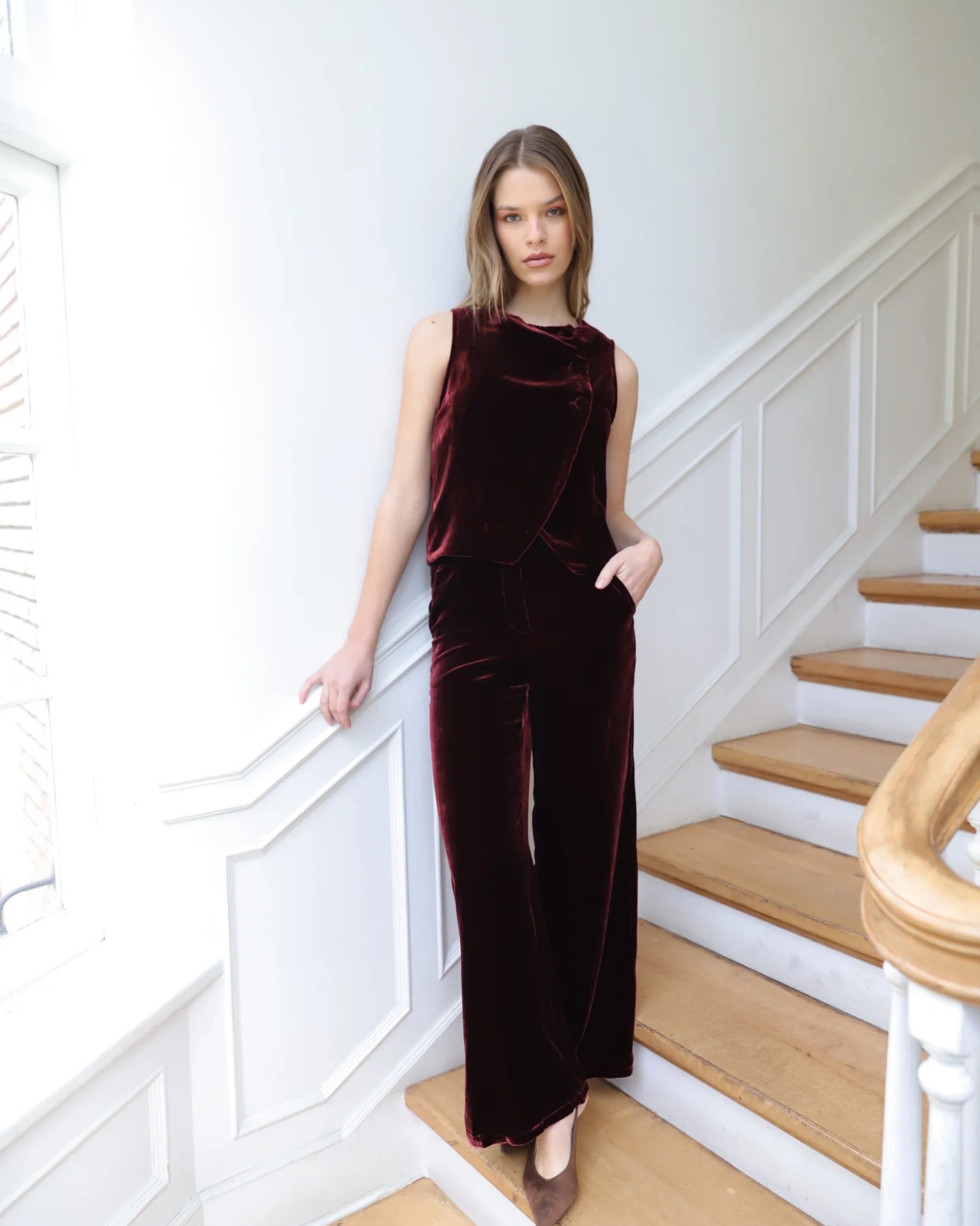 Pantalon Ines Ladrillo