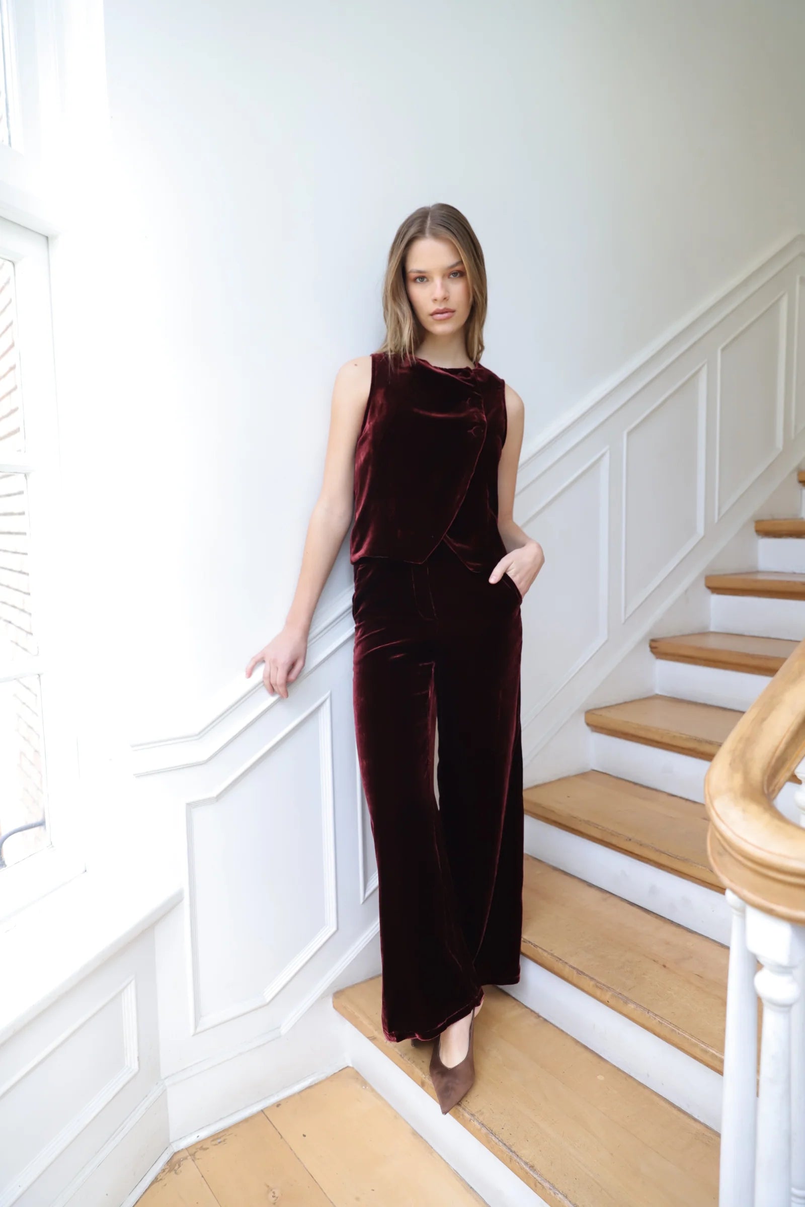 Pantalon Ines Ladrillo