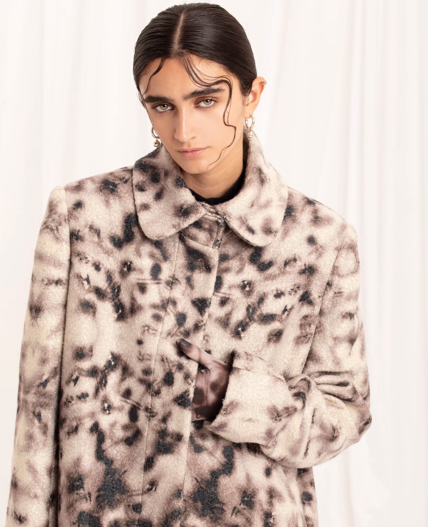 Abrigo Cruela Dalmata Print
