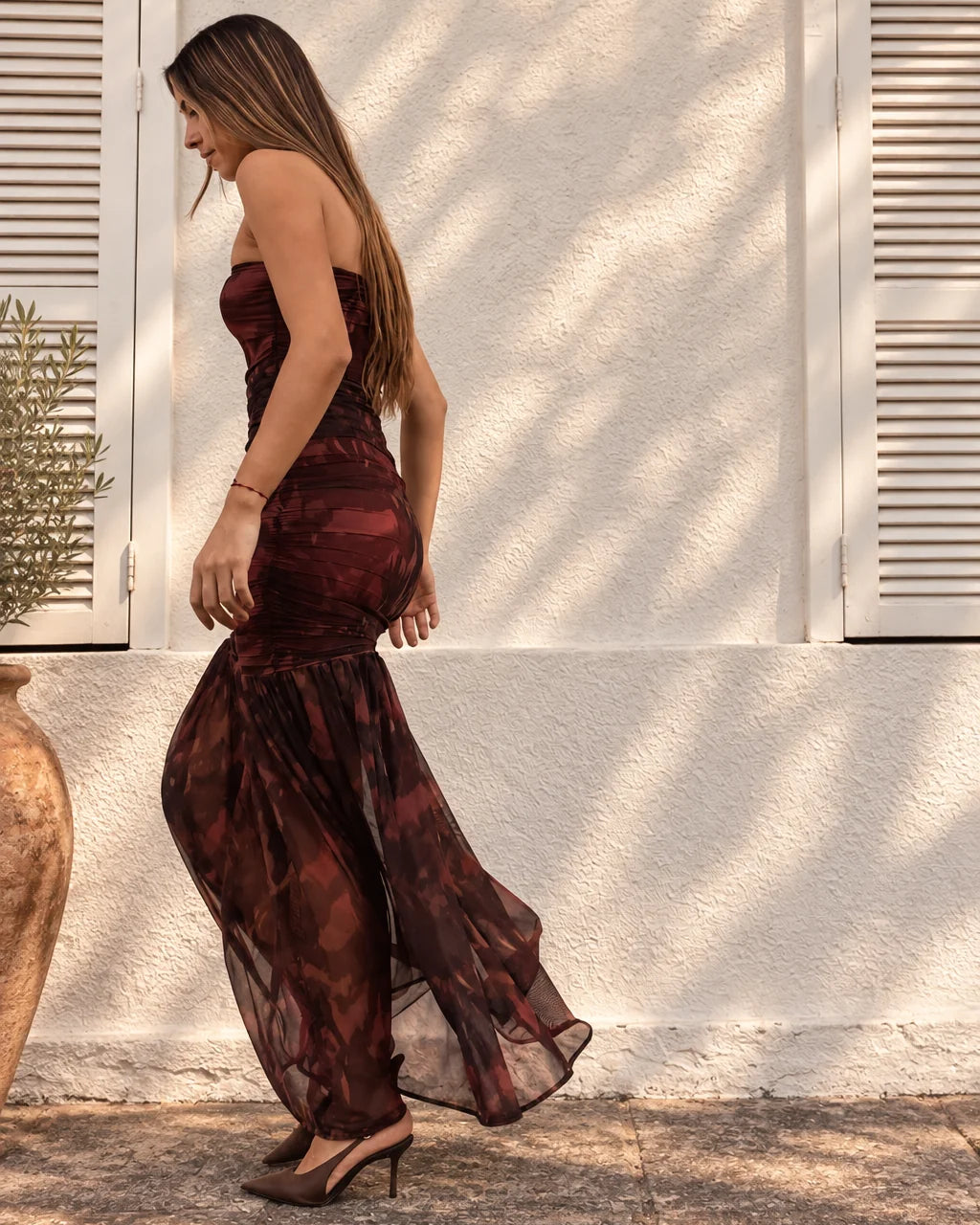 Vestido Alessandra Pale Flowers