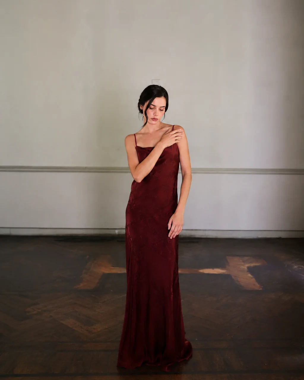 Vestido Belen Burdeo