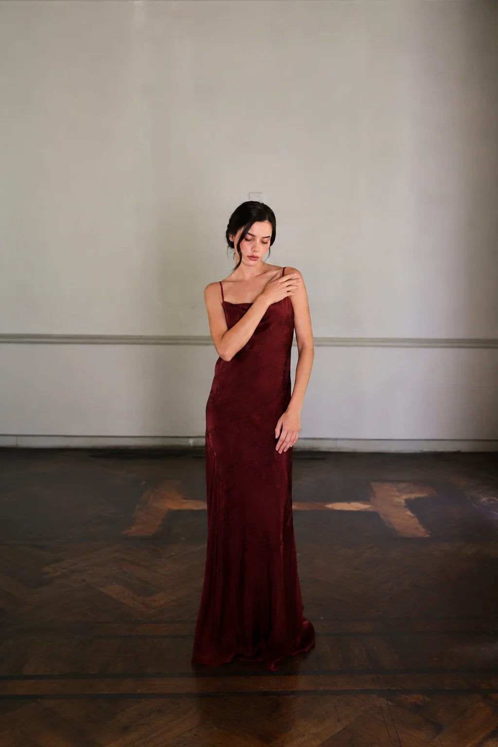 Vestido Belen Burdeo