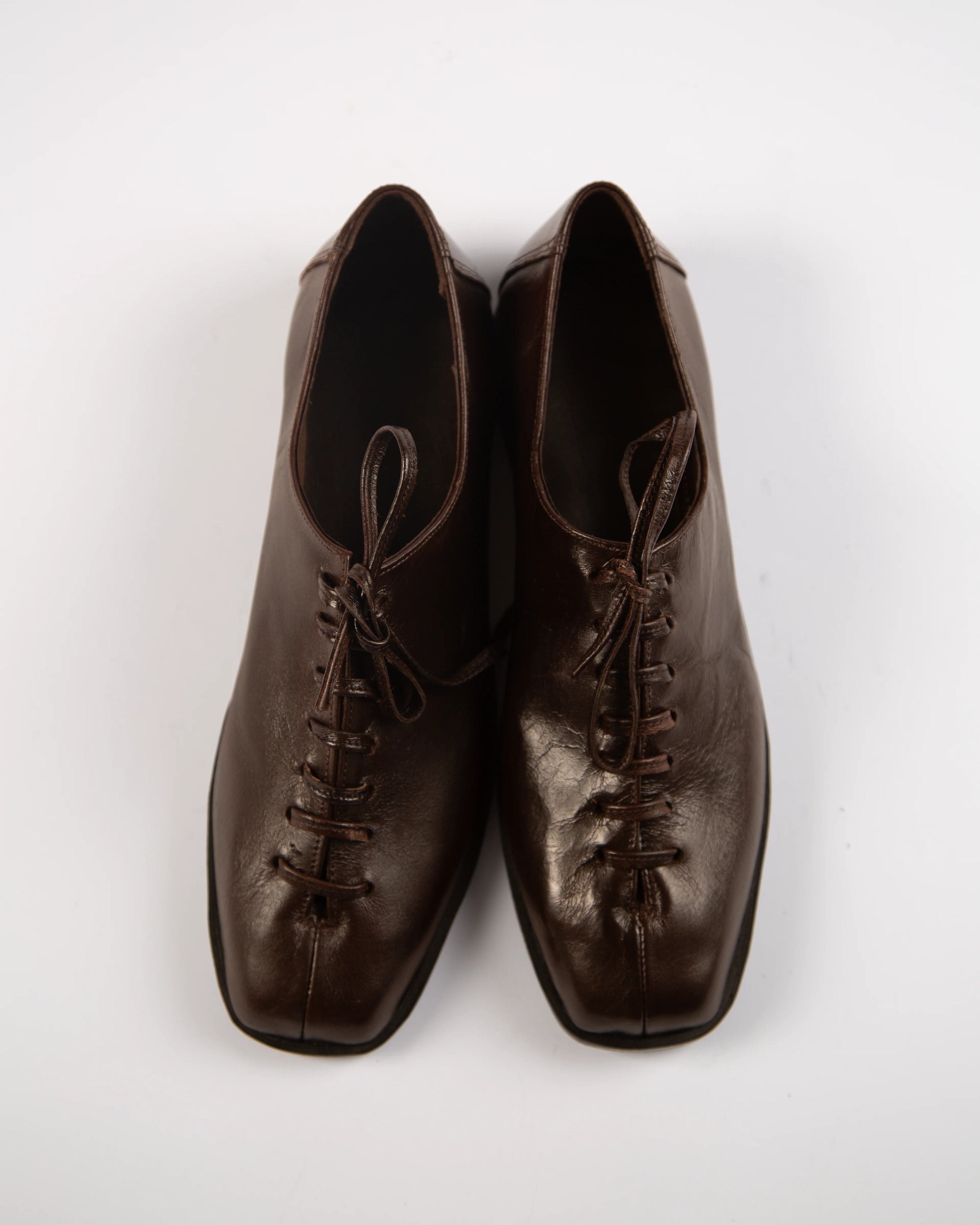 Zapato Cordones Café Lezna