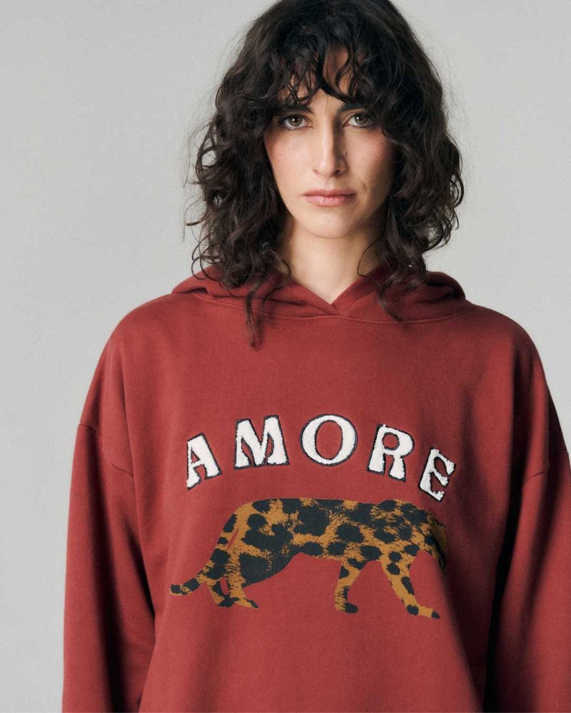 Polerón Amore Tiger Ladrillo