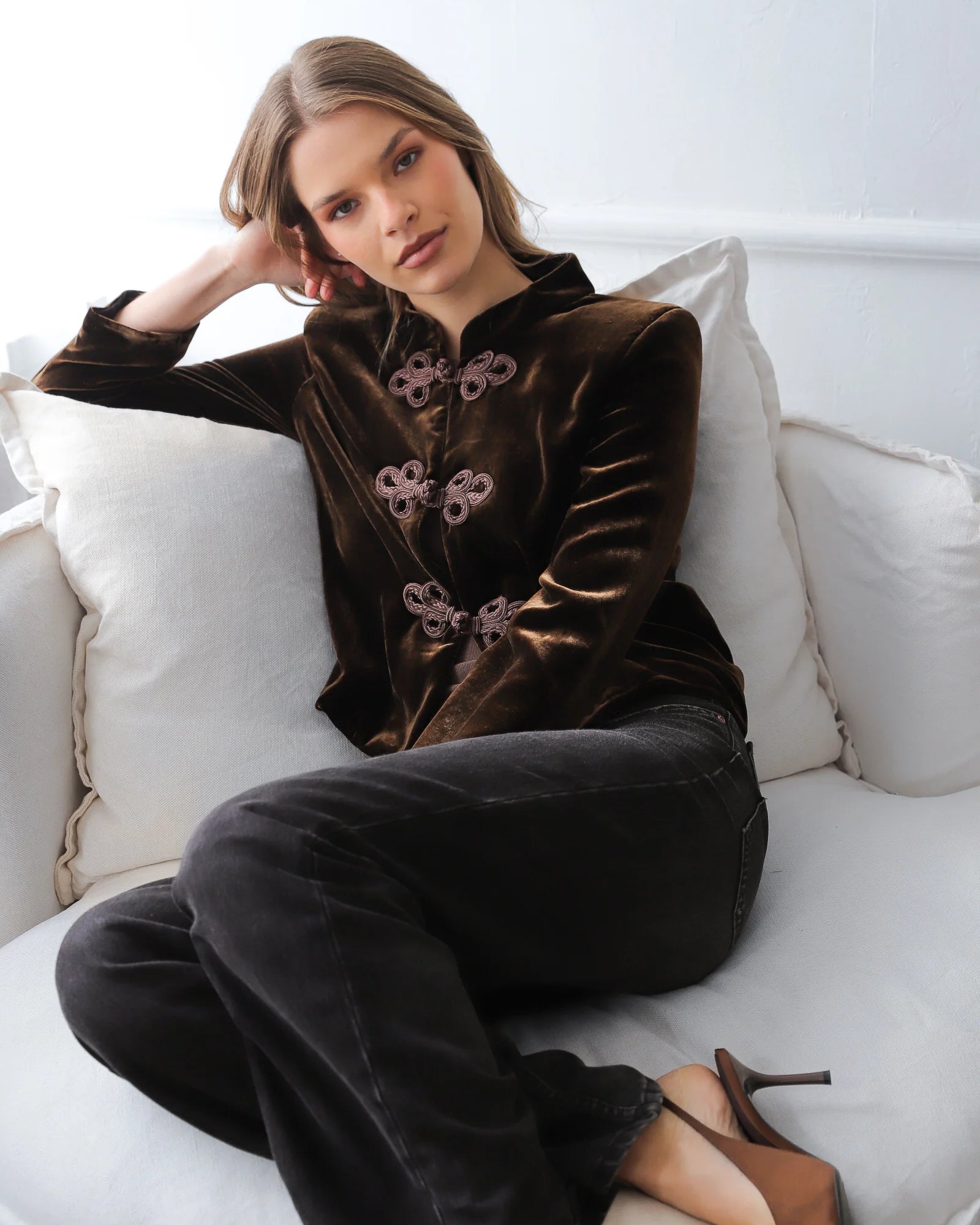 Chaqueta Ines Cafe