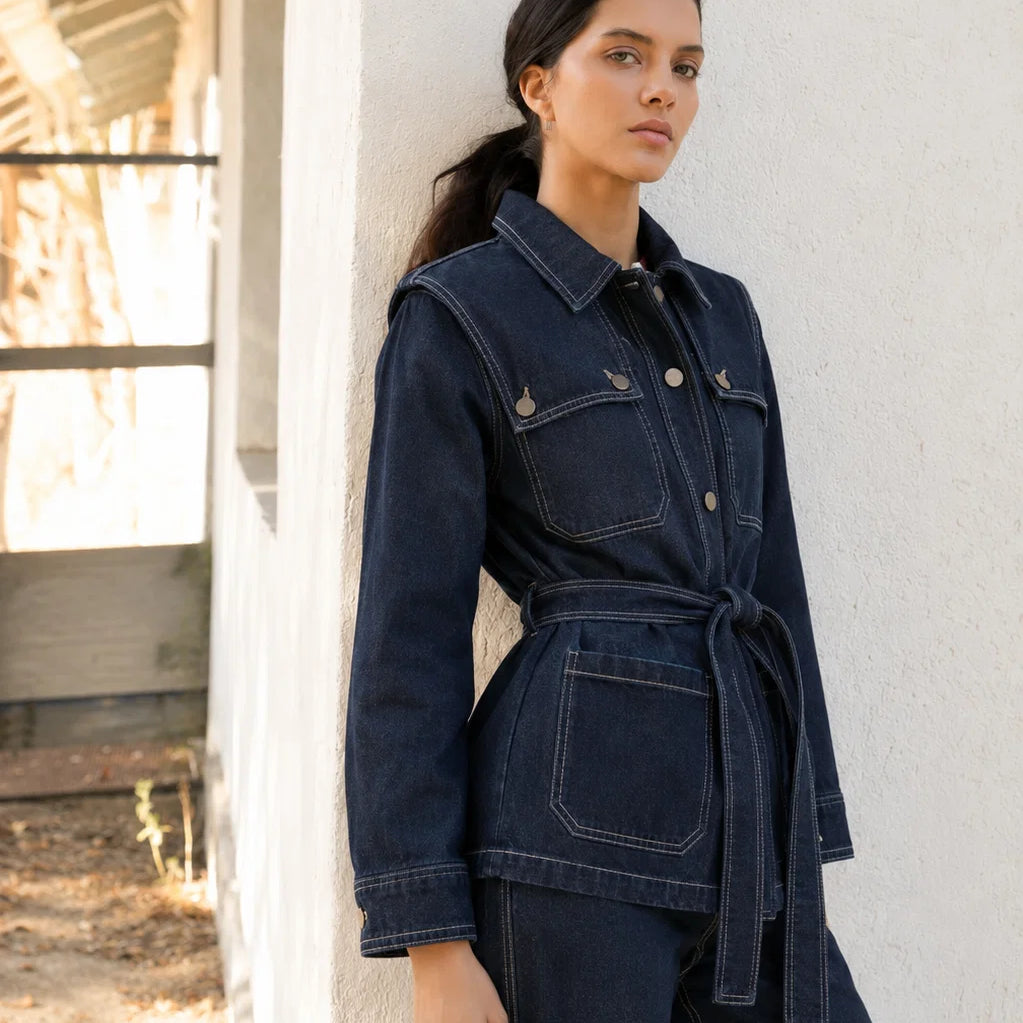 Chaqueta Alberta Indigo