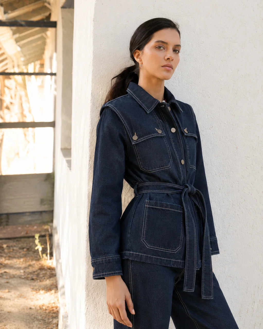 Chaqueta Alberta Indigo