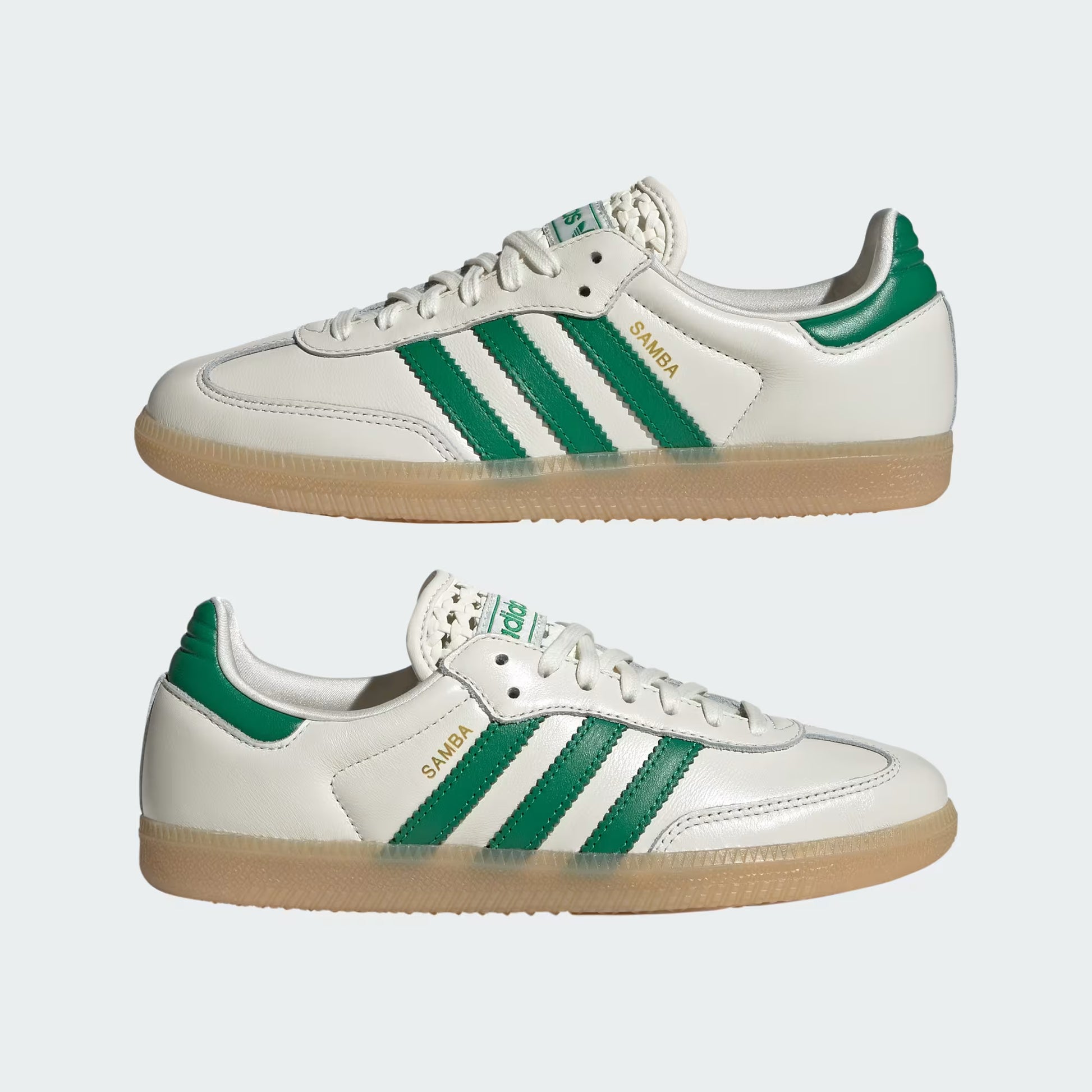 Zapatilla Samba Blanco Verde
