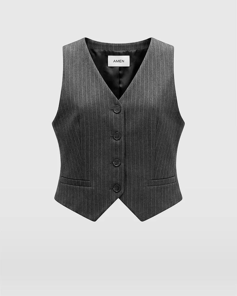 Grey Rita Vest