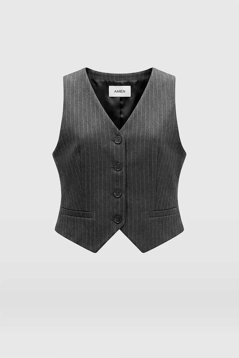 Grey Rita Vest