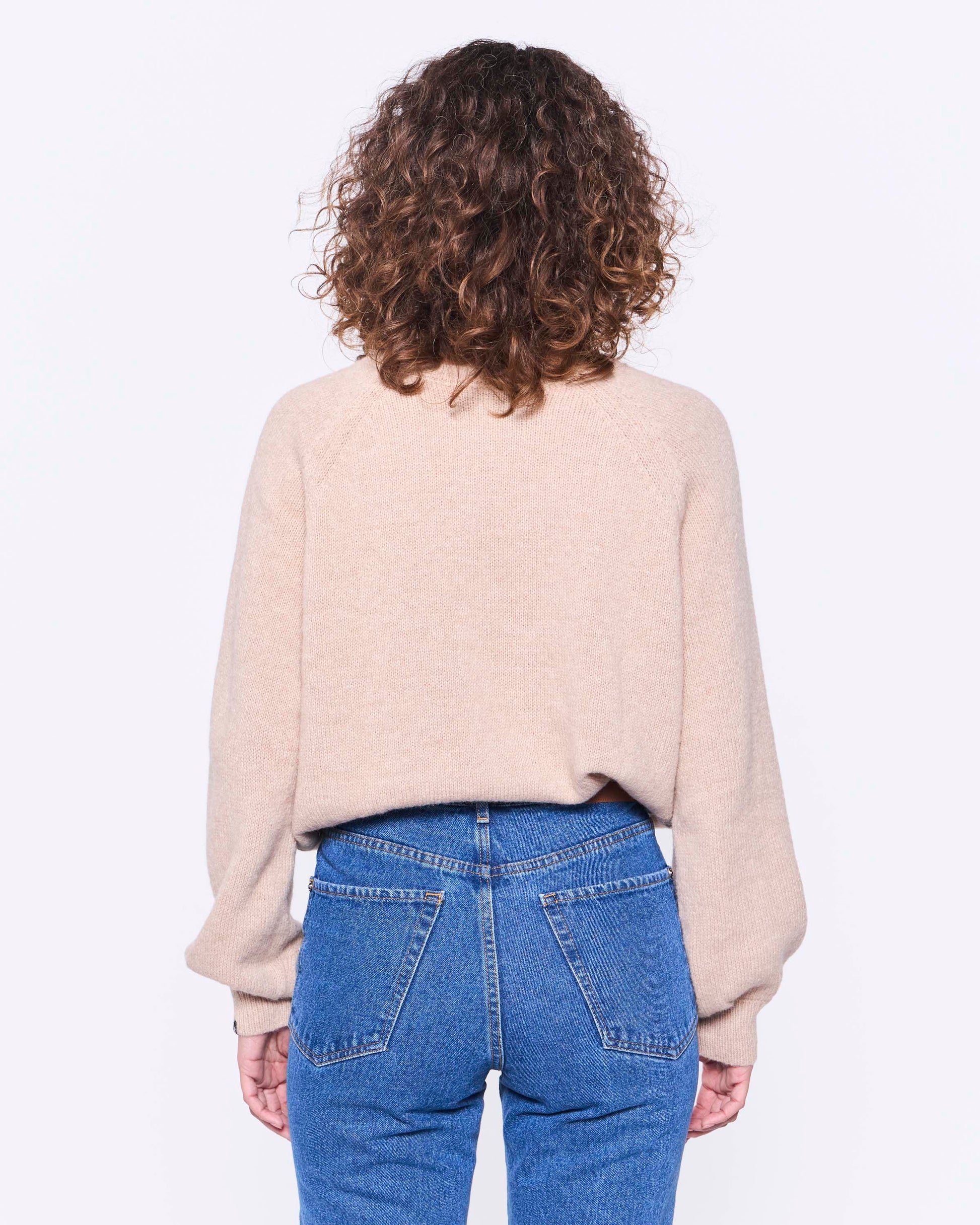 Chaleco Sol Baby Alpaca Beige