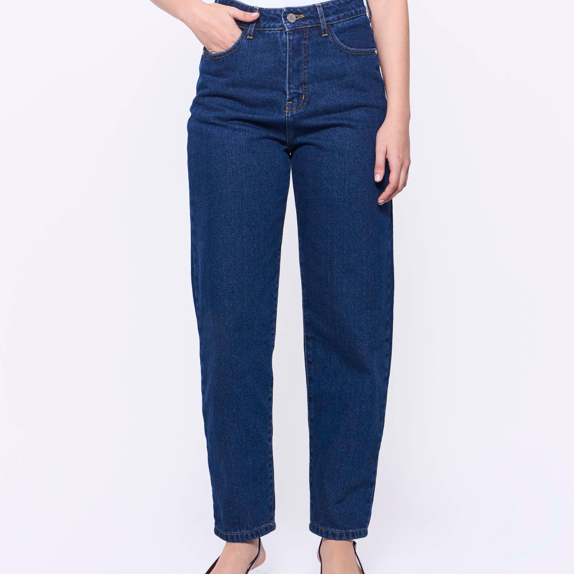 Jeans Ema Barrel Azul