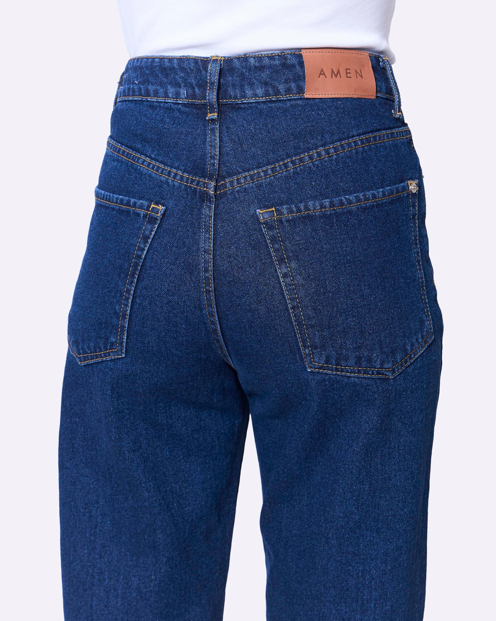 Jeans Ema Barrel Azul