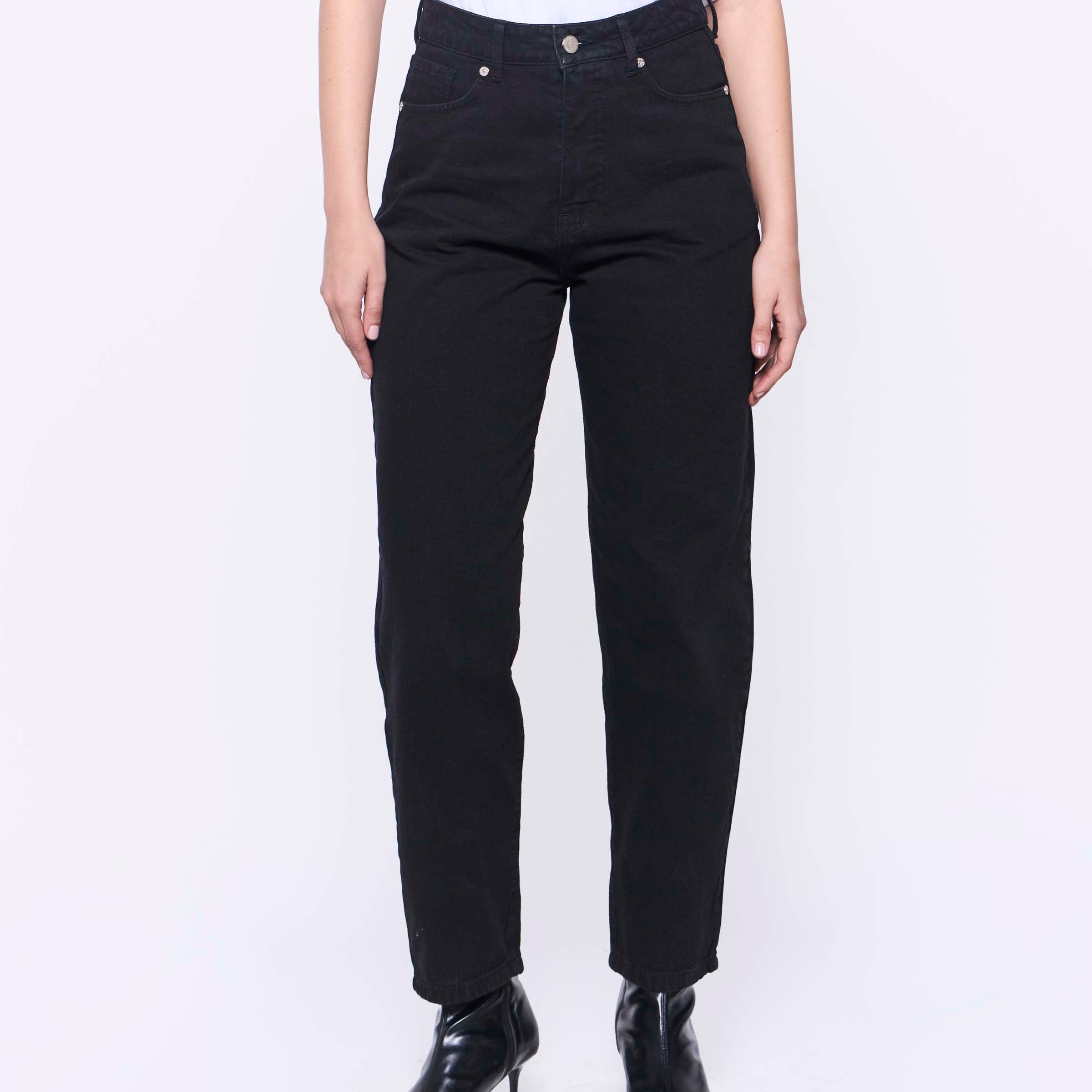 Jeans Ema Barrel Negro