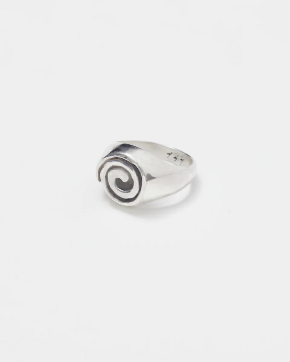 Spiral Signet Ring
