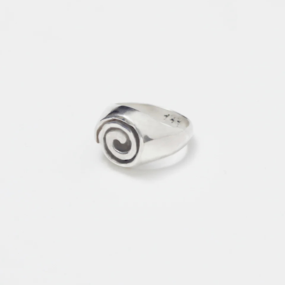 Spiral Signet Ring