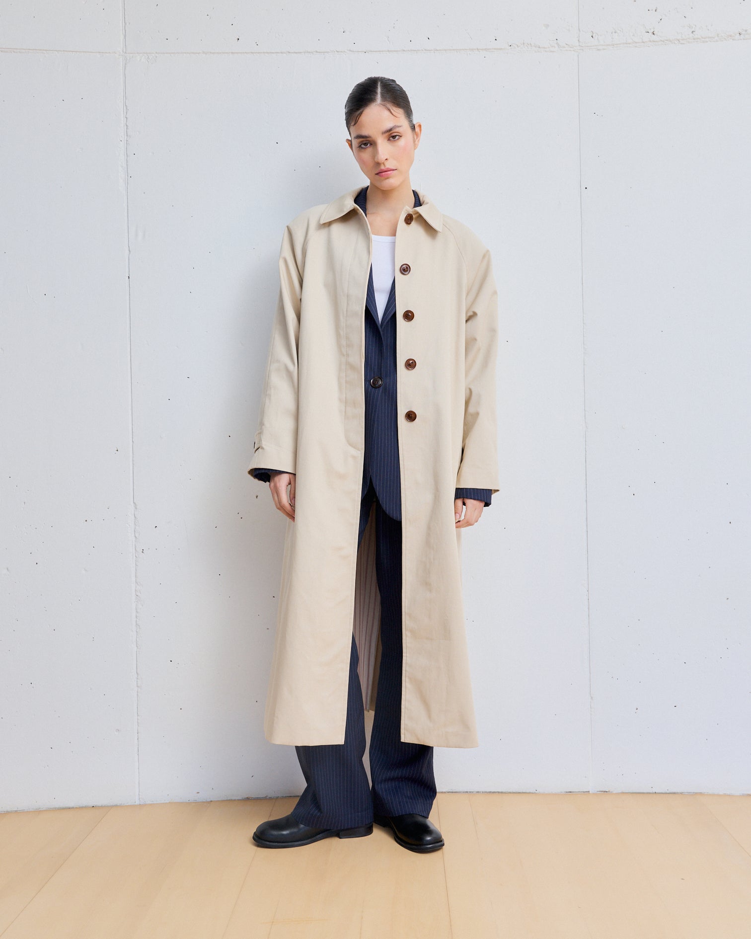 0028 Gabardina Beige