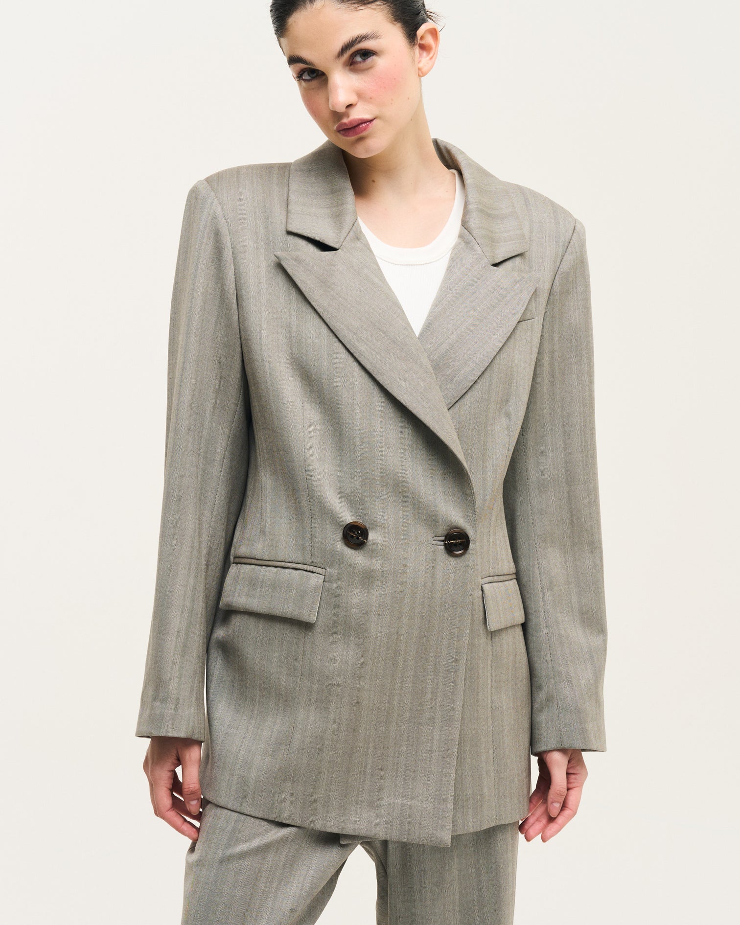 0046 Blazer Iris Gris
