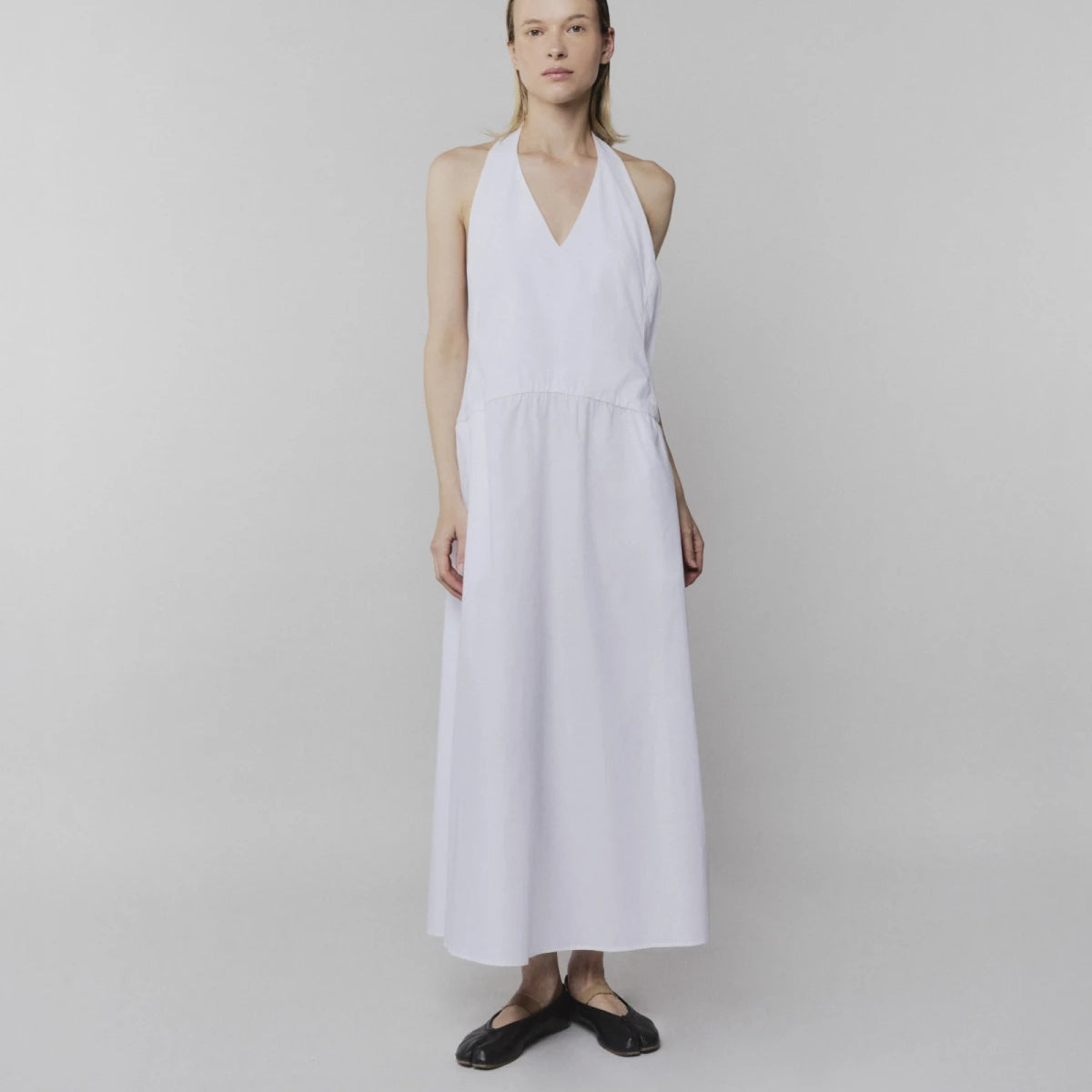 0056 Popeline Dress Blanco