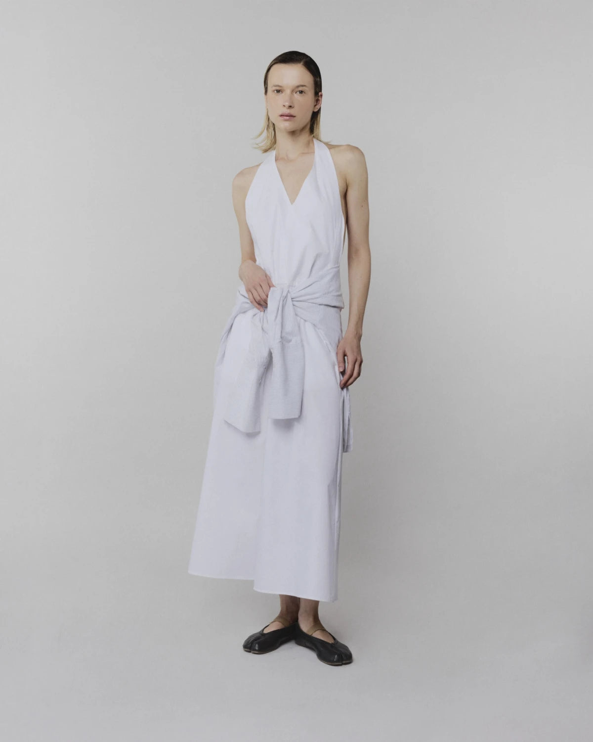 0056 Popeline Dress Blanco