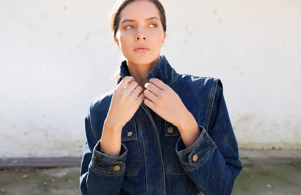Chaqueta Alberta Indigo