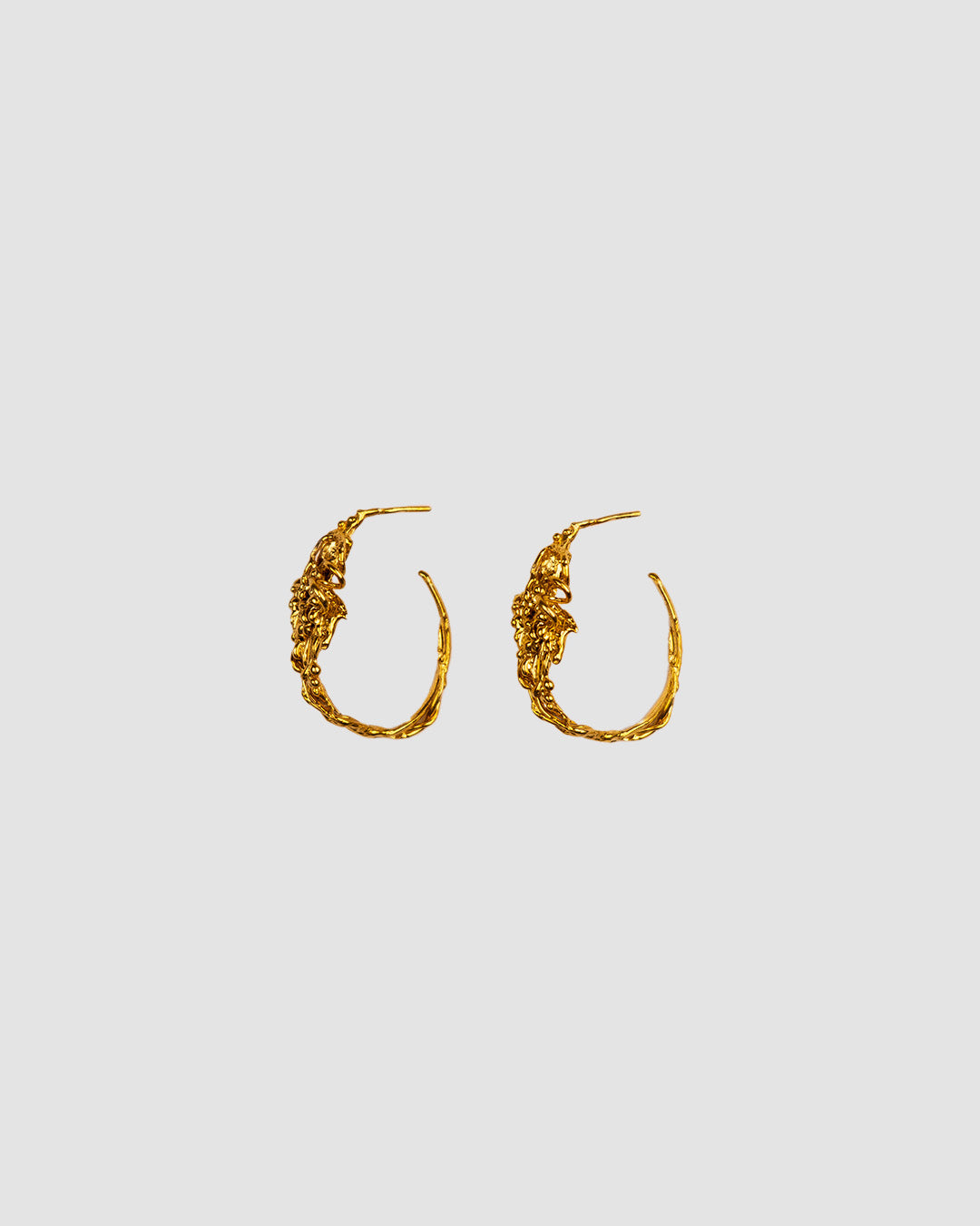 Aros Parra Plata 950 enchapada en oro