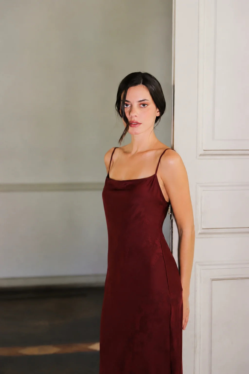 Vestido Belen Burdeo