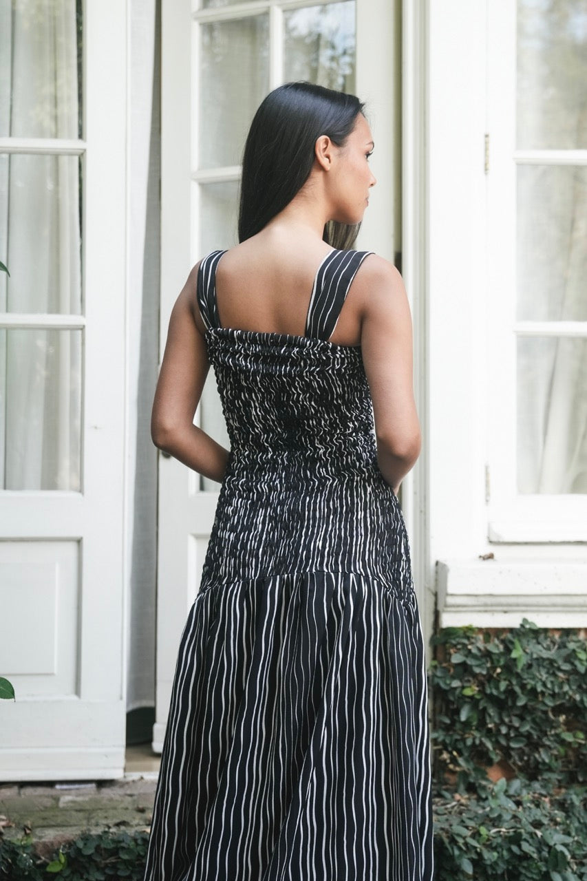 Vestido Panal Biarritz Negro