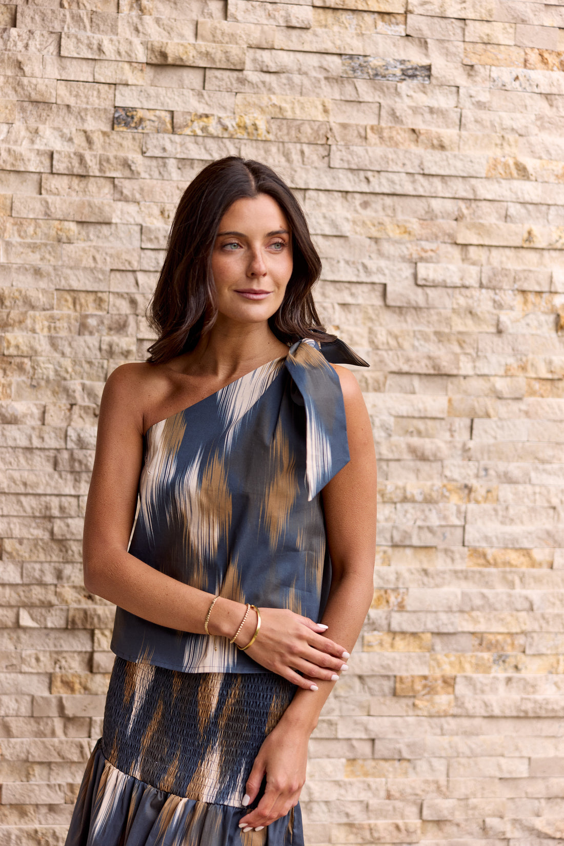 Blusa Bali Estampado Azul