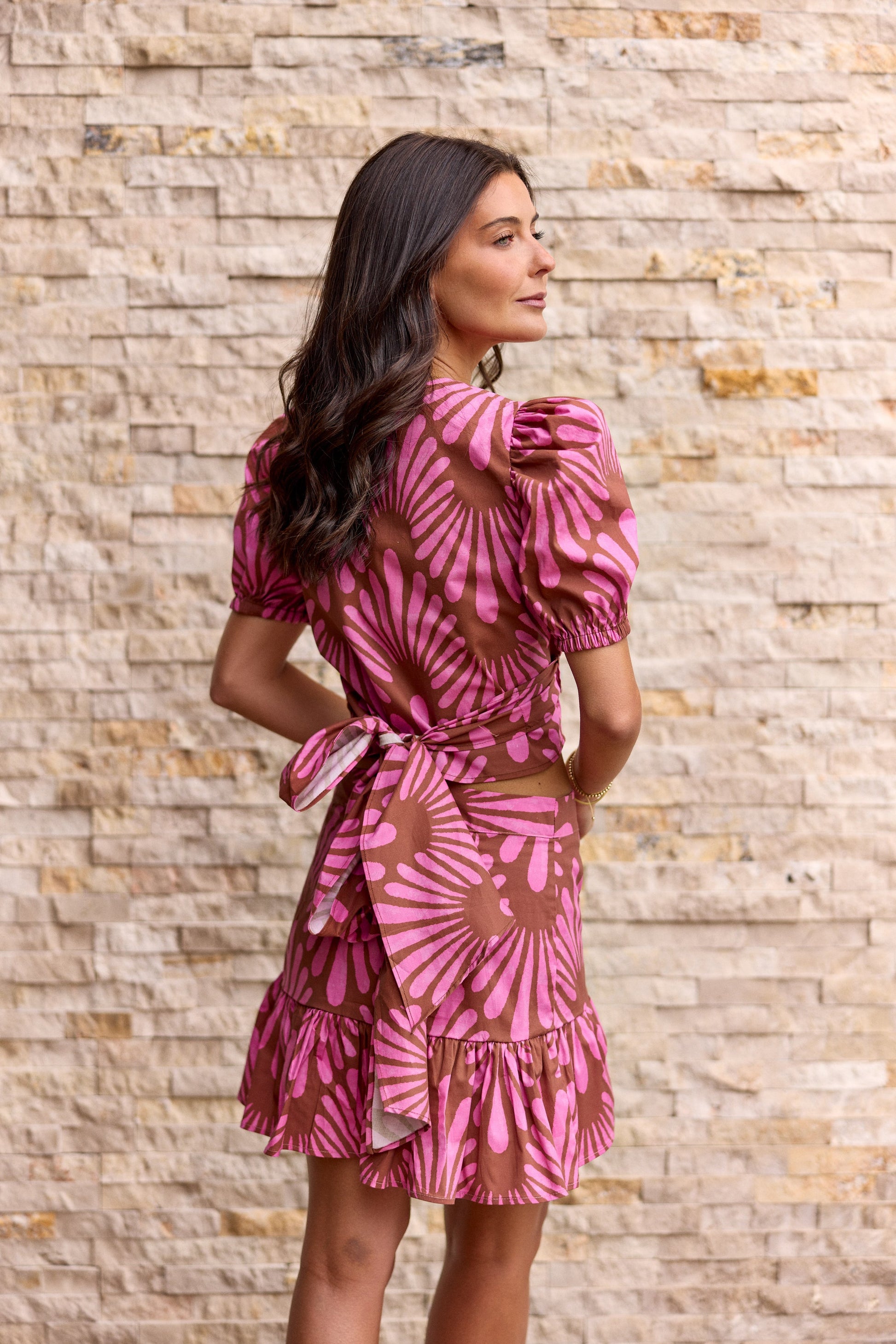 Falda Mikonos Rosado