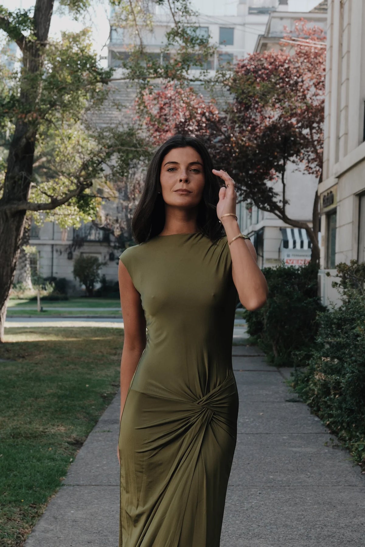 Vestido Radha Oliva